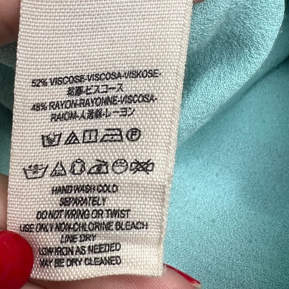 Free People Fiona Printed Flutter Shorts in Mint Combo High Rise Size 4 - Picture 13 of 16